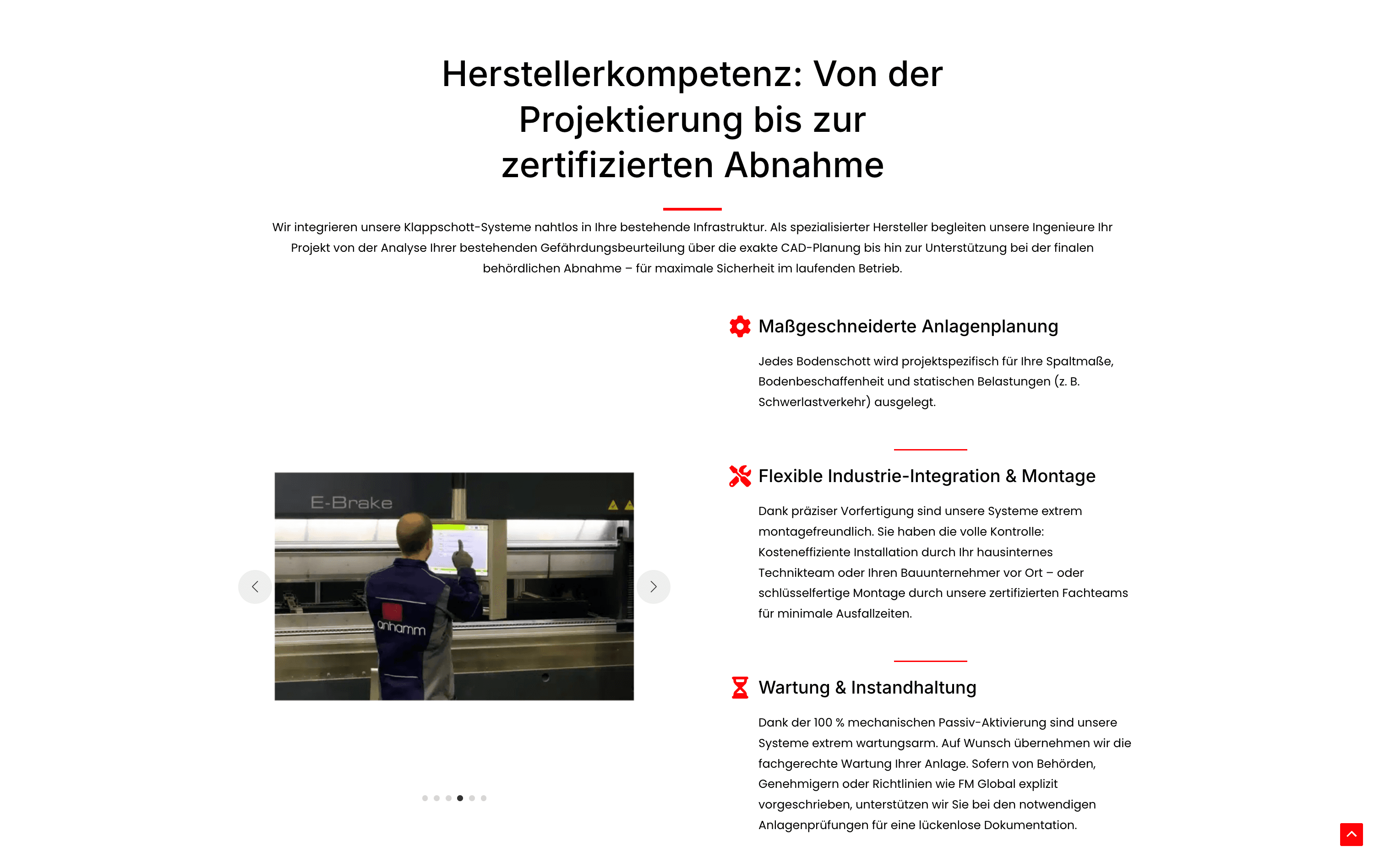 Thumbnail for Anhamm website commercial page structure